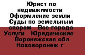 Юрист по недвижимости. Оформление земли. Суды по земельным спорам - Все города Услуги » Юридические   . Воронежская обл.,Нововоронеж г.